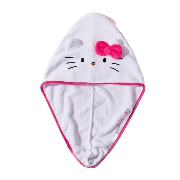 Hello Kitty Other - Hello Kitty Womens Girls Hair Drying Towel Pink Bow